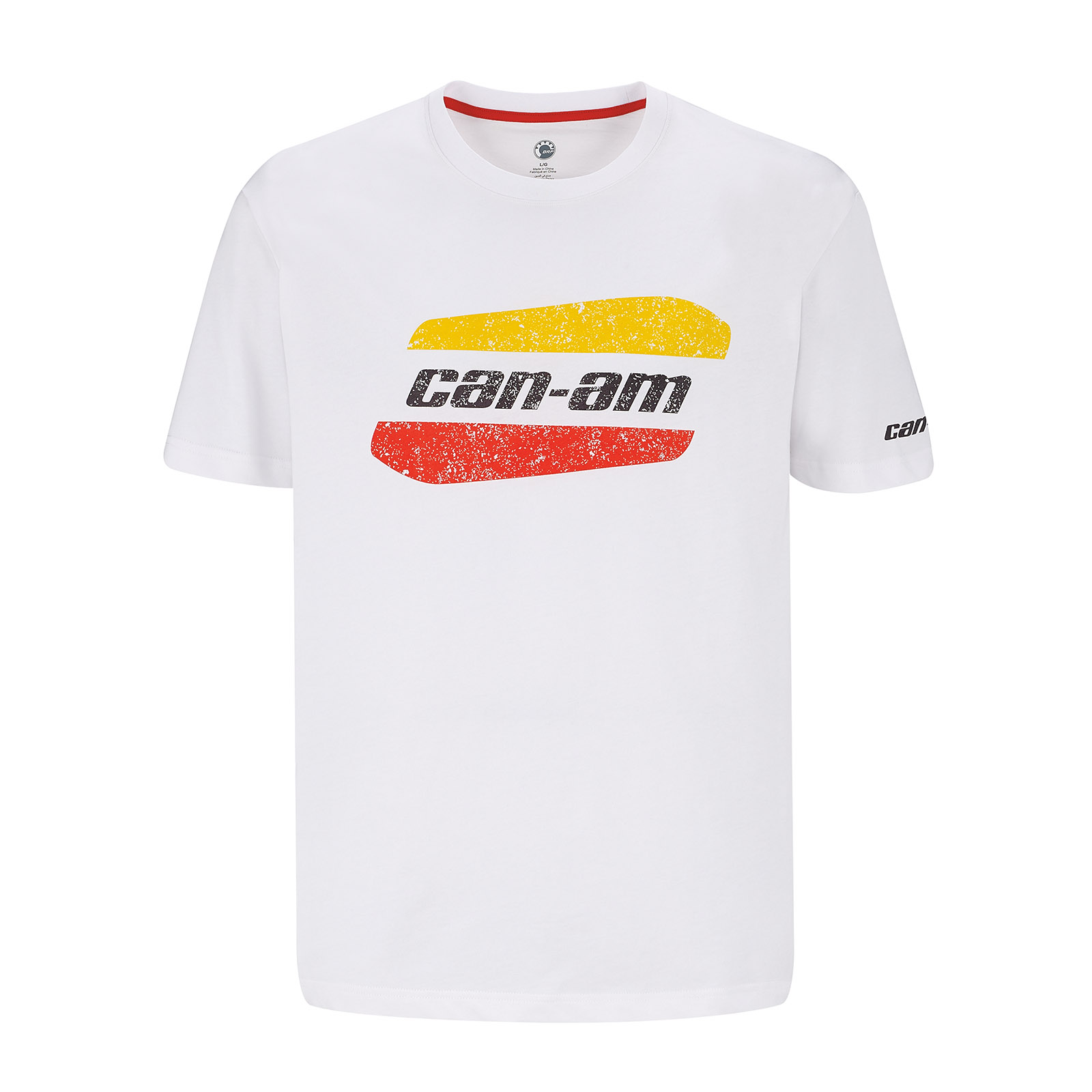 Can-Am T-Shirt kurzarm weiss